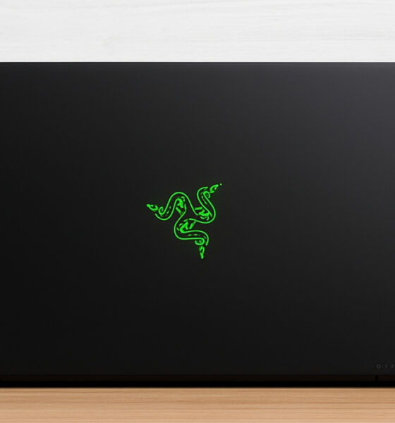 Image of Razer Blade 18 from the back side