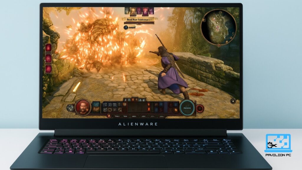 display of alienware