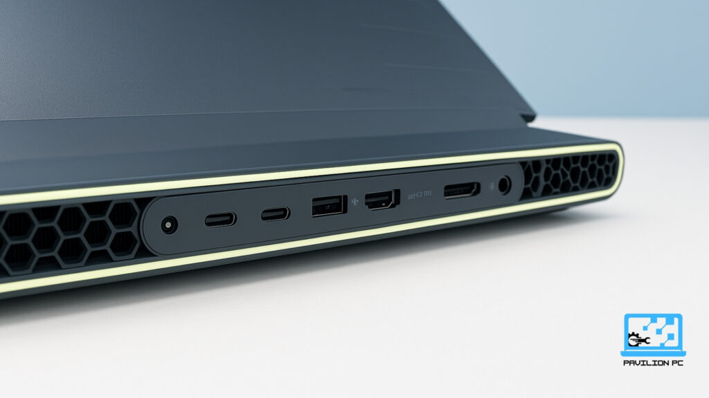 ports of alienware m18